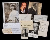 Classical Music Conductors and Performers: 50+ Autographed Pieces By Greats of the 20th Century, Horowitz, Stokowski, Pavarotti,