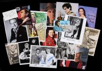 Country & Western Entertainers Over 50 Signed Photos Including: Johnny Cash, Jimmy Dean, Glenn Campbell, Dolly Parton, Kenny Rog