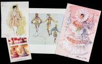 Mary Wills Collection of Costume Sketches, Omar Shariff and New Shipstads & Johnson Ice Follies