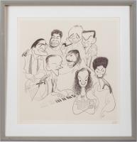 Hirschfeld, Al. " The Great American Songbook", Signed & Numbered Lithograph