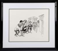 Hirschfeld, Al. "A Funny Thing Happened On The Way To The Forum" Signed & Numbered Lithograph