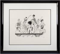 Hirschfeld, Al. "How to Succeed in Business Without Really Trying" Signed & Numbered Lithograph