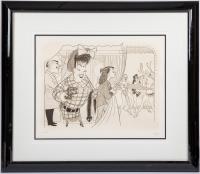 Hirschfeld, Al. "Gypsy" Signed & Numbered Lithograph