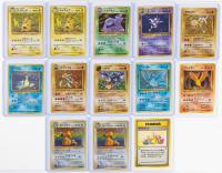 Great Assortment of 56 Fossil Series Pocket Monsters and Pokemon Cards