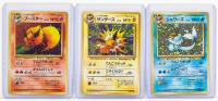 3 Eevee Evolution Pocket Monsters Cards