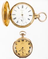 Two Pocket Watches: Elgin with Elite W Co. 14K Yellow Gold Case/Working and a Jos H. Johnson, Liverpool, Gold Filled Pocket Watc