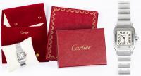 Lady's Cartier Santos Galbe SM Watch With Cartier Packaging, Certificate & Instruction Booklets and Care Kit in Superior Pre-Own