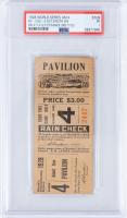 1928 World Series Ticket Stub Game 4. Babe Ruth Hit 3 Home Runs, Yankees Sweep the Cardinals in 4 Games.