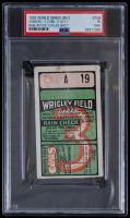 1932 World Series Ticket Stub "Babe Ruth's Called Shot" Game 3 at Wrigley Field