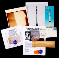 Group of Relics From Various Project Mercury Missions.