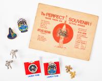 Great Collection of Scarce NASA Pins and Jewelry From Mercury-STS