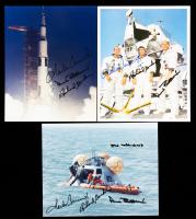 Apollo 12 Crew Photos Signed By Charles Conrad, Richard Gordon And Alan Bean.