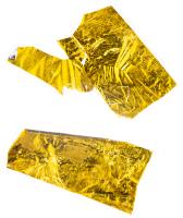 Apollo 13: Two Segments of Flown Thermal Mylar Film Coating, "Kapton Foil" with COA.