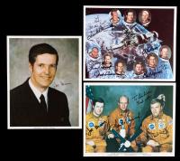 Skylab Prime Crews Litho Signed By Charles Conrad, Joseph Kerwin, Paul Weitz, Alan Bean, Owen Garriott, Jack Lousma, Gerald Carr