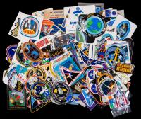 Large Assortment of NASA and Space Related Decals, Pins, Buttons and More From the 1960's to Present.