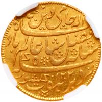 Bengal Presidency. Gold Â½ Mohur, AH1202/19 (issue 1793) - 2