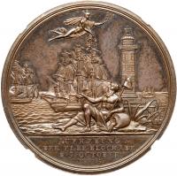 Lifting The Elbe Blockade. Silver Medal, 1805