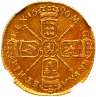 William III (1694-1702). Gold Half Guinea, 1696 - 2
