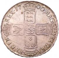 William III (1694-1702), silver Crown, 1700. - 2