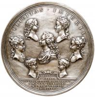 George II (1727-1760). Royal Family Silver Medal, 1732 - 2