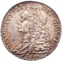 George II (1727-60), silver Crown, 1746, LIMA.