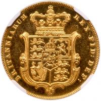 George IV (1820-30), gold proof Sovereign, 1826. NGC PF64 ULTRA CAMEO. - 2