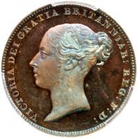 Victoria (1837-1901). Silver Proof Sixpence, 1839