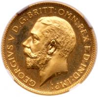 George V (1910-36), gold proof Half-Sovereign, 1911. NGC PF65