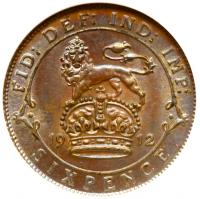 George V (1910-1936). Silver Sixpence, 1912 - 2