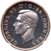 George VI (1936-52), proof Halfcrown, 1937. NGC PF65+.