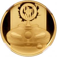 Elizabeth II (1952 -), gold proof, The Who, 1/4 Ounce of Twenty-Five Pounds, 202 - 2