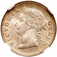 Victoria (1837-1901). Silver 10 Cents, 1897