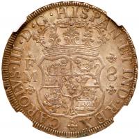 Charles III (1759-1788). Silver 8 Reales, 1770 Mo FM