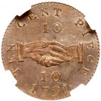 Proof Silver 10 Cents, 1791 - 2