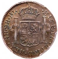 Colombia, Ferdinand VII (1808-33), silver 2-Reales, 1816 NR FJ/JJ, Bogota. PCGS - 2