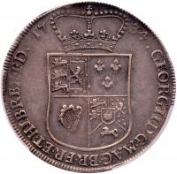 Brunswick-LÃ¼neberg, George II, King of Great Britain (1727-60). Silver Taler, 1734-IAB