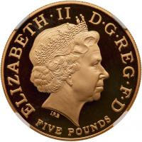 Elizabeth II (1952 -), gold 4-coin proof set, 2009-2012, Countdown to the 2012 O