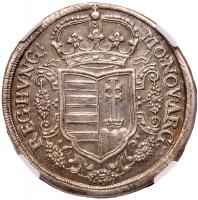 Hungary, Franz II Rakoczi (1703-11), 'Malcontents' silver Â½-Thaler, 1706. NGC MS