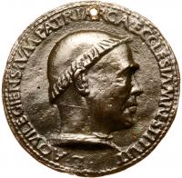 Aquileia. Ludovico Scarampi, Mezzarota (1402-1465). Cast Bronze Medal, undated