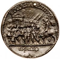 Aquileia. Ludovico Scarampi, Mezzarota (1402-1465). Cast Bronze Medal, undated - 2