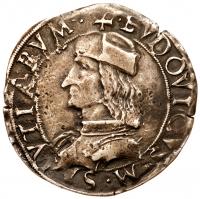 Carmagnola. Ludovico II di Saluzzo (1475-1504). Silver Cavallotto, undated