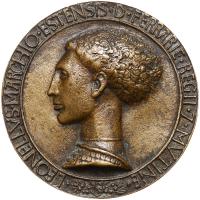 Ferrara. Leonello D'Este, Marquess of Ferrara (1407-1450). Cast Bronze Medal, undated