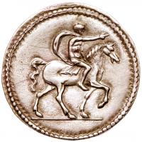 Ferrara. Ercole I D'Este (1471-1505). Silver Testone, undated - 2
