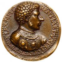 Florence. Alessandro De Medici (1532-1537). Bronze Medal, dated 1534