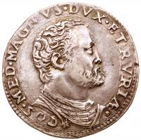 Florence. Cosimo I De Medici (1537-1576). Silver Testone, 1573