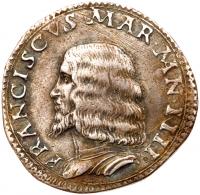 Mantua. Francesco II Gonzaga(1484-1519). Silver Testone, undated