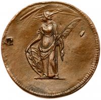 Mantua. Frederick II Gonzaga (1519-1540). Bronze Off Strike or Medallic Scudo, undated - 2