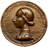 Milan. Francesco I (1401-1466) and Galeazzo Maria Sforza (1444-1476). Cast Bronze Medal, dated 1459 - 2