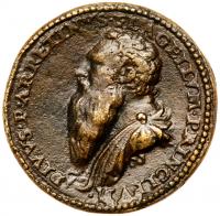 Milan. Pietro Aretino, (1492-1556). Cast Bronze Medal, 1537