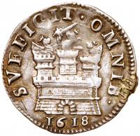 Naples. Philip III of Spain (1598-1621). Silver 15 Grana, 1618-FC/C - 2